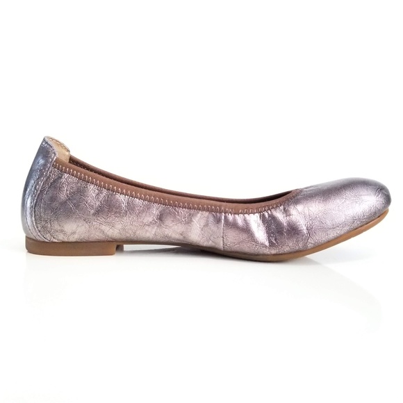 BORN Julainne Ballet Flats Metallic Leather Shoes - Picture 5 of 12